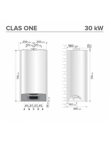Centrala termica pe gaz in condensatie ARISTON CLAS ONE WIFI 35