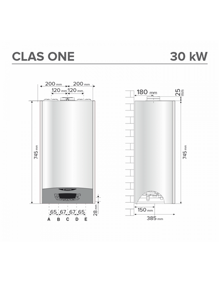 Centrala termica pe gaz in condensatie ARISTON CLAS ONE WIFI 35