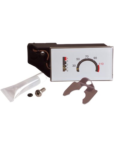 Pressure temperature gauge